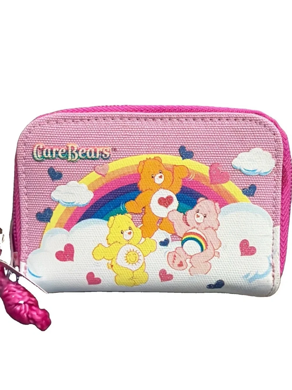 Care Bears Pink Rainbow Zip Wallet